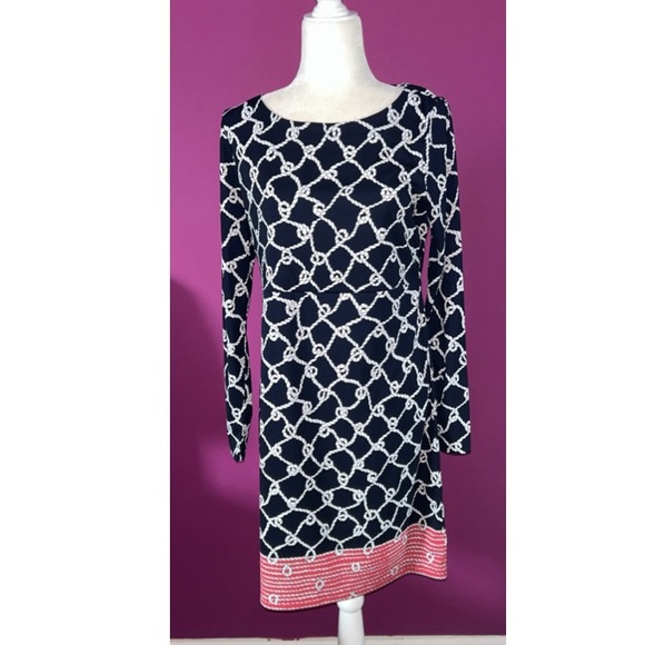 Long Sleeve Nautica Dress - Picture 3 of 4